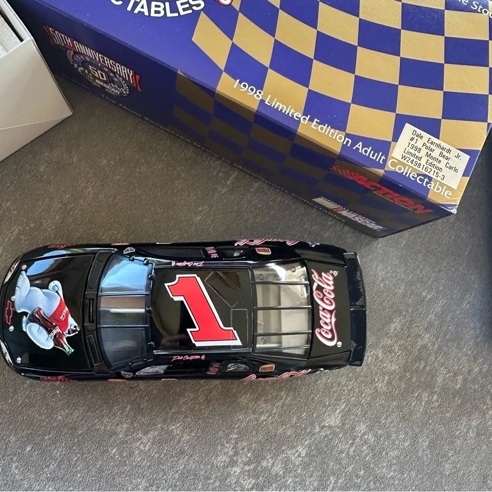 1998 Dale Earnhardt Jr. #1 Coca-Cola Polar Bear Monte Carlo 1:24 Action Platinum
